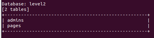 SQLMap Tables